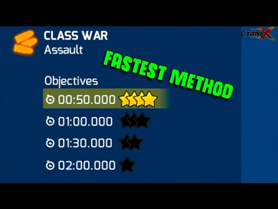 CLASS WAR - 4 Stars Guide (Solo Event)
