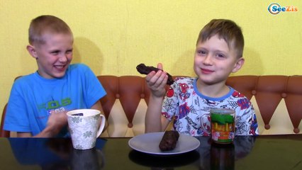 Делаем Съедобные КАКАШКИ ДЛЯ РОЗЫГРЫША Прикольное Видео для детей PRANK КАКАШКИ