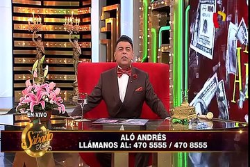 Juan Gabriel Peruano deleitó con su voz en Porque Hoy es Sábado con Andrés