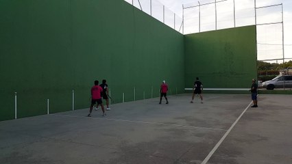 Frontenis semifinal 2 open de Valdilecha ultimos tantos set 1
