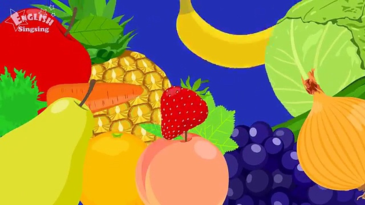 Et éducatif Anglais pour enfants Apprendre les légume voir vocabulaire Fruits 2