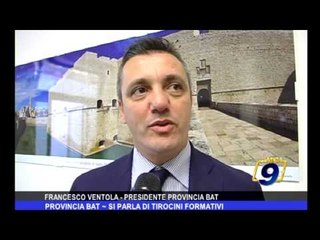 Provincia BAT | Si parla di tirocini formativi