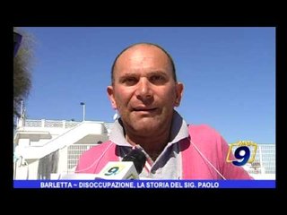 Barletta | Disoccupazione, la storia del Sig. Paolo