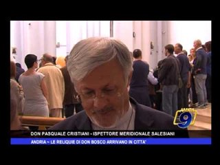 Andria | Le reliquie di Don Bosco arrivano in Città