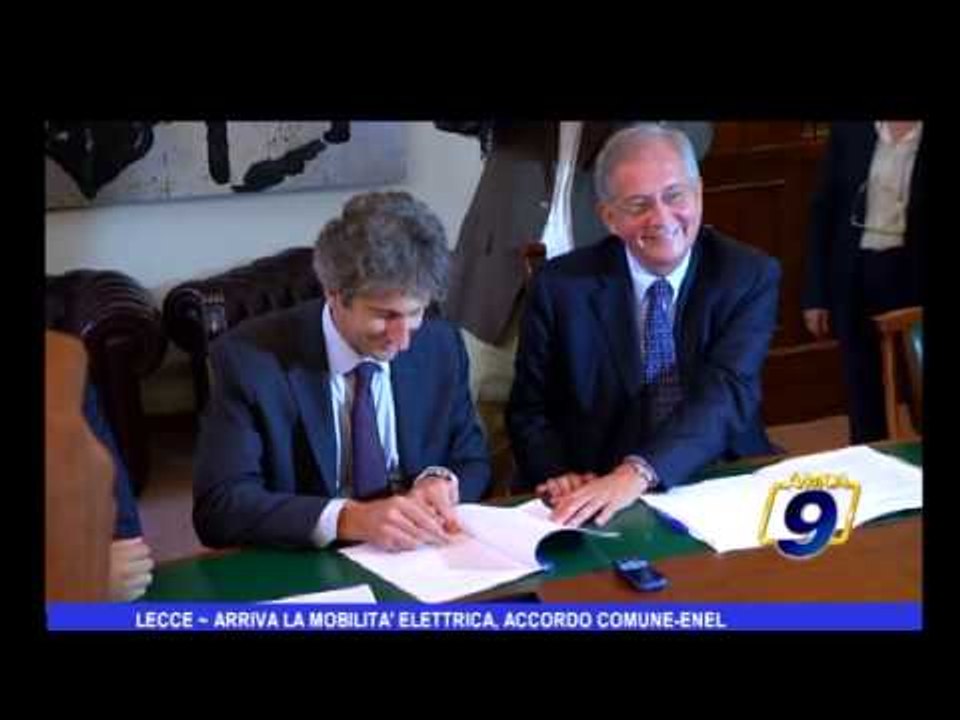Lecce | Arriva la Mobilità elettrica, accordo Comune-Enel