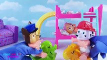 Heure du coucher avec patte patrouille bébé poupées alimentation et toilette faire semblant jouer les meilleures enfants vidéo