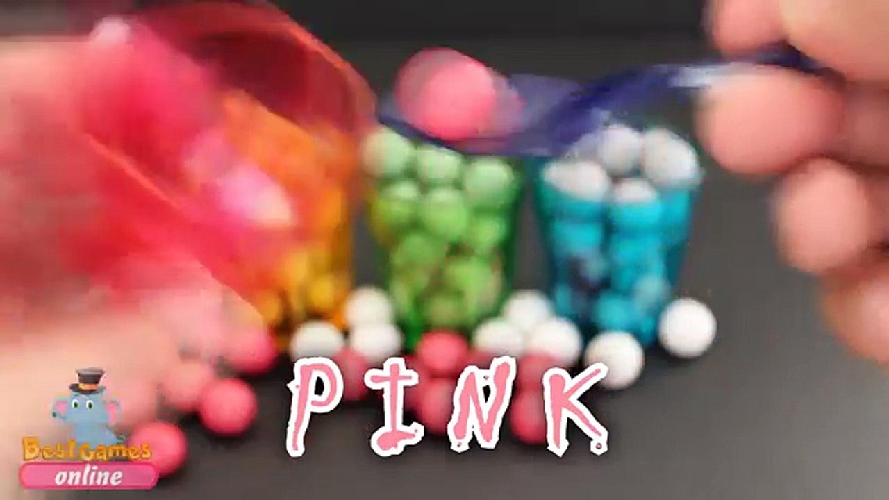 Bebé dulces Niños colores colores para chicle Niños Aprender niños pequeños con 3D