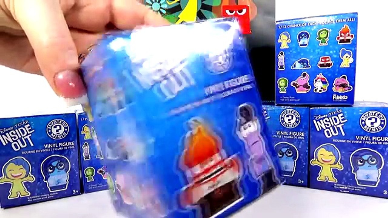 Colère cas dégoûter la crainte à lintérieur joie mystère hors hors tristesse Disney pixars funko minis b