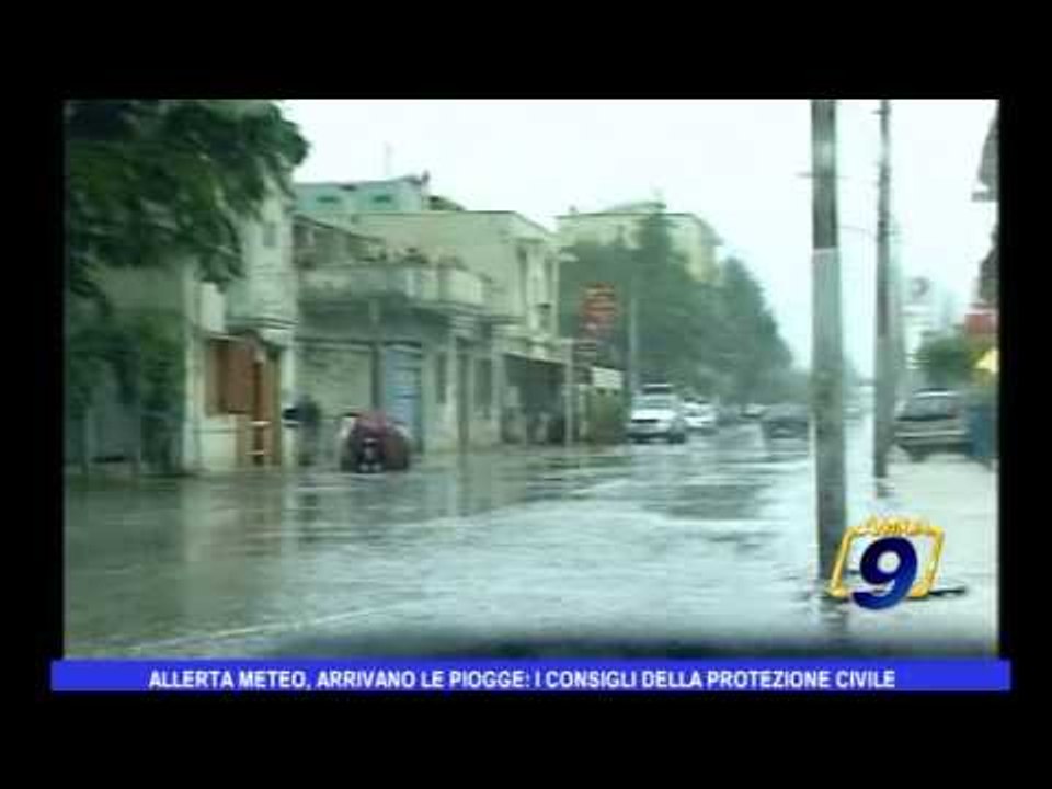 Allerta Meteo, arrivano le piogge: i consigli della Protezione Civile