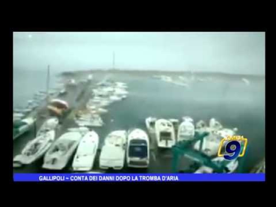 Gallipoli | Conta dei danni dopo la tromba d'aria