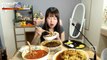 혜자스러운 왕 육개장에 짜장면 탕수육 먹방 mukbang 볼빨간효닝