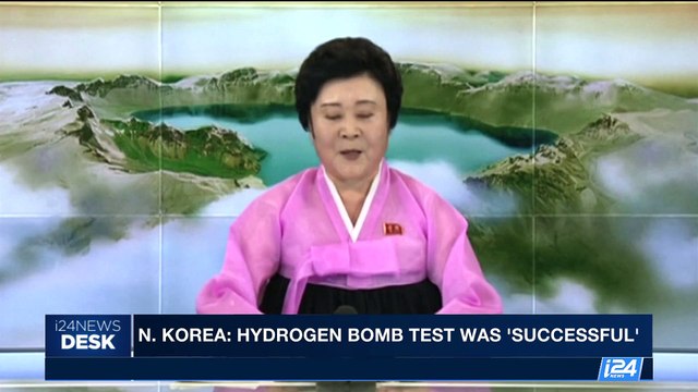 i24NEWS DESK | N. Korea: hydrogen bomb test was 'perfect success' | Sunday, September 3rd 2017