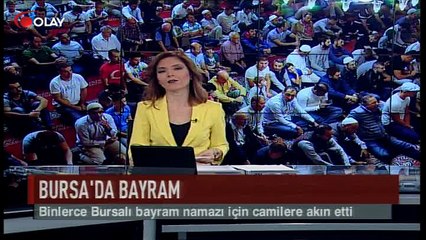 Bursa'da bayram (Haber 01 09 2017)