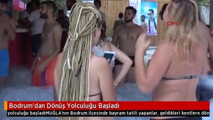 Bodrum'dan Dönüş Yolculuğu Başladı