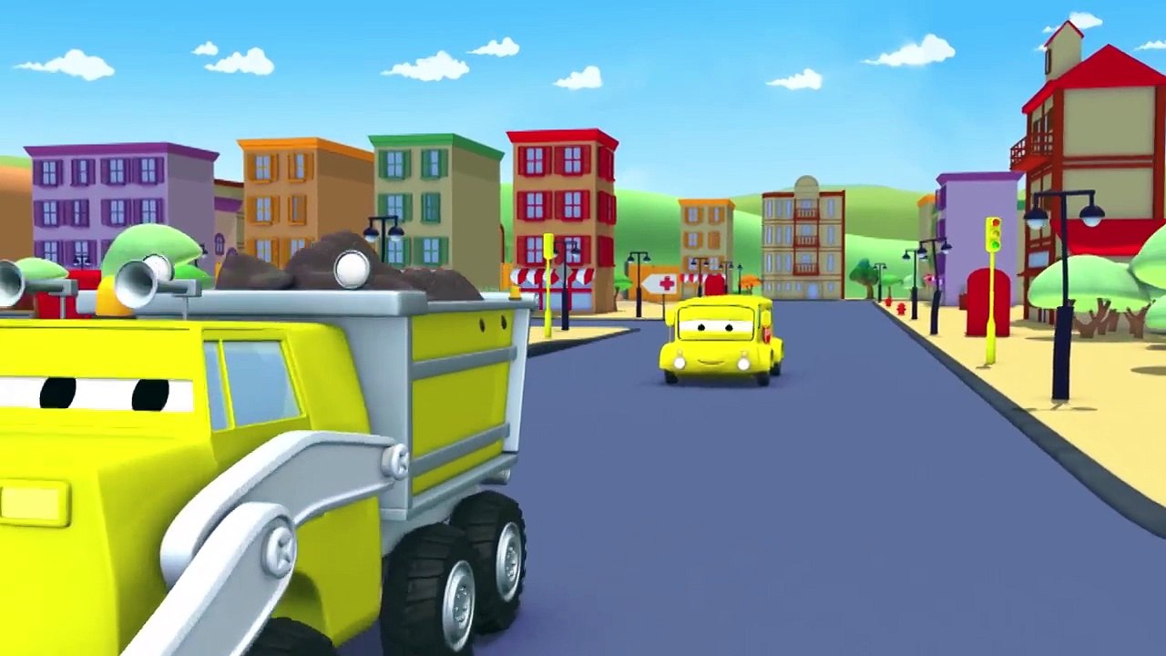 Tom The TOW TRUCK and Lily The Bus in Car City _ CARS & TRUCKS construction CARTOON for CHILDREN ,animated cartoons Movies comedy action tv series 2018