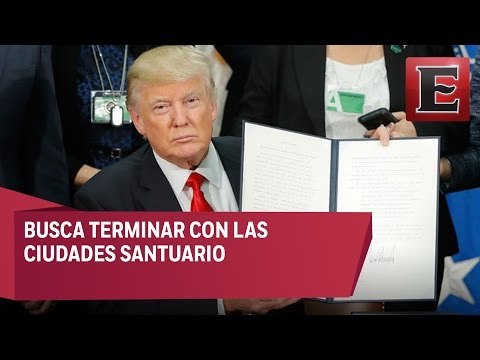 Trump firma orden para construir el muro fronterizo
