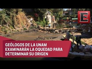 Descartan riesgos por grieta en embarcadero de Xochimilco