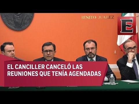 Detalles de la conferencia de prensa de Luis Videgaray