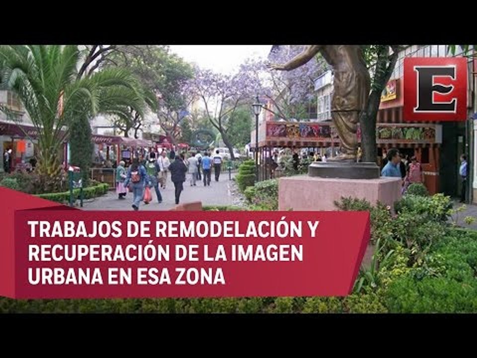 Retiran a comerciantes informales de la Zona Rosa por obras