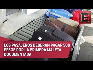 Aeroméxico cobrará tarifa a equipaje en vuelos a EU y Canadá