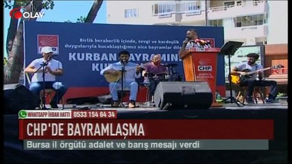CHP'de bayramlaşma (Haber 02 09 2017)