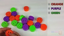 Aprender colores con sonriente cara lápiz sacapuntas divertido aprendizaje concurso para Niños