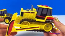 FAST LANE LIGHTS AND SOUND CONSTRUCTION VEHICLES WITH BULLDOZER DUMP TRUCK & FRONT LOADER