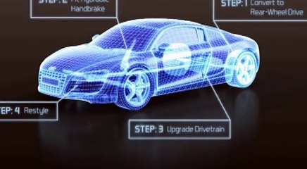 スーパーカー大改造「AudiアウディR8」ドリフト仕様へカスタム