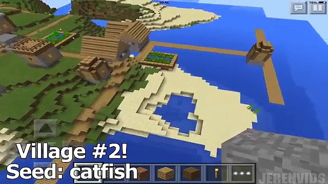 Minecraft Pe Seeds Survival Island With Ocean Monument Village Seed Mcpe 1 0 3 1 0 Video Dailymotion