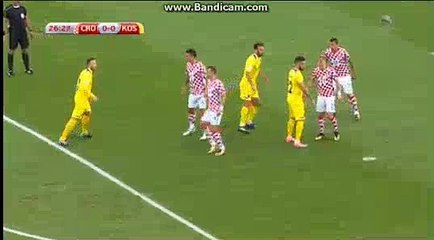 Amir Rrahmani Missed 100% Chance HD - Croatia 0-0 Kosovo 03.09.2017