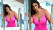 Geordie phwoar! Leggy Vicky Pattison sizzles as she slips her eye-popping curves into a plunging hot pink swimsuit in Ma
