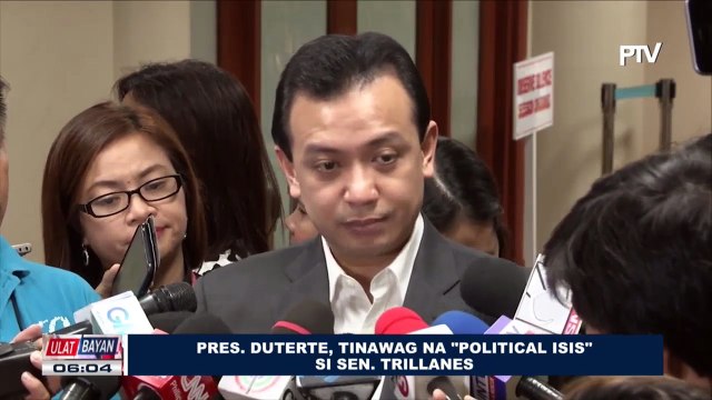 Pangulong Duterte, tinawag na political ISIS si Senador Trillanes