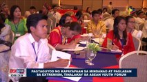 Pagtaguyod ng kapayapaan sa Mindanao at paglaban sa extremism, tinalakay sa ASEAN Youth Forum