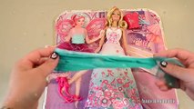 Queen Elsa Barbie Fairytale Dress Up Doll Playset Mermaid Fairy Princess Anna Frozen Fever