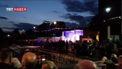 Yıldırım festival alanına böyle düştü