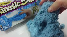 Bleu argile couleur gelé dans cinétique le sable Bleu Color Kinetics sable fabrication de moules de sable argile Saison Frozen Inside Out Dessiner Pororo