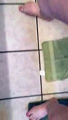 peed on a wash cloth