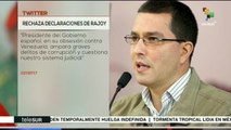 Arreaza repudia expresiones injerencistas de Rajoy contra Venezuela