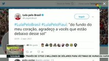 Luiz Inácio Lula da Silva pide a los brasileños no perder la esperanza