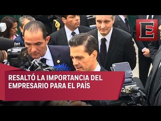 EPN acude al funeral de Lorenzo Servitje