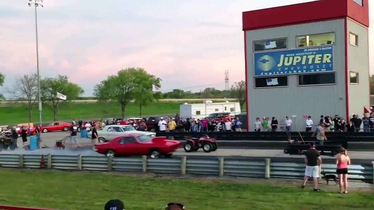 1969 Camaro and Mopar Drag Race Redline Raceway Texas