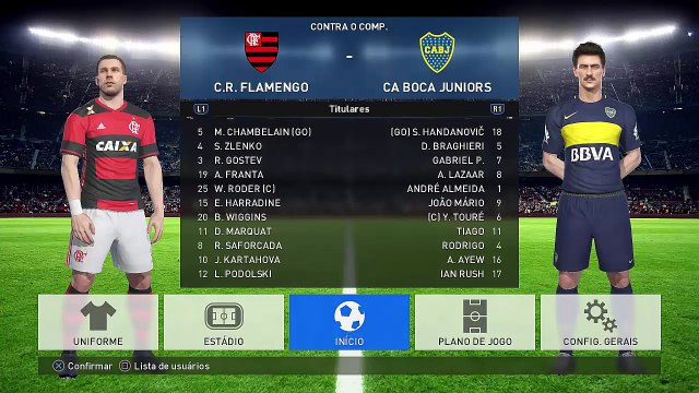PES 2017 Flamengo vs Boca Juniors É assim que se Joga