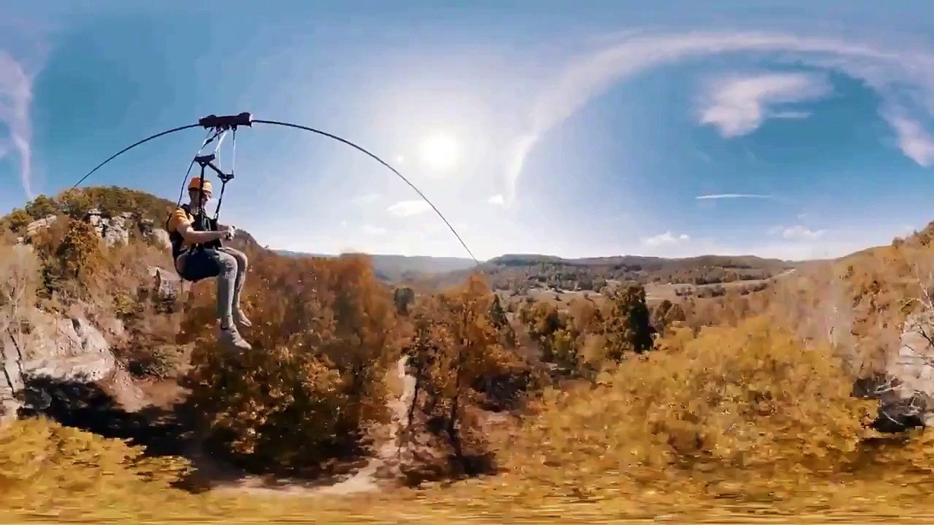 Iron Horse | Half-Mile Zipline |  360° Video 8K