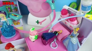 粉紅豬小妹的醫療箱和咪露娃娃的救護車玩具故事