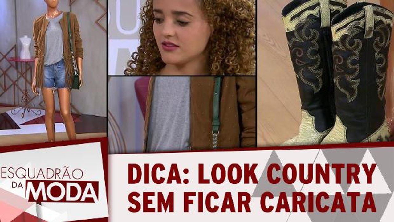 Dica: Look Country sem ficar caricata