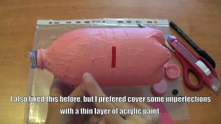 Escroquerie avec tutoriel panier une bouteille en matière plastique de recyclage diy