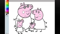 Para colorear Juegos en línea páginas cerdo libro para colorear para los niños del peppa