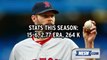 Red Sox Lineup: Chris Sale Takes The Mound In Series Finale