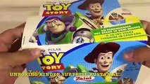Huevos huevos huevos historia sorpresa juguete Kinder huevos sorpresa en los dibujos animados de Toy Story, unboxing de marzo de 2017