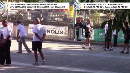 Demi-finales, France Quadrette Vétérans et troisième tour France AS 3 et 4,  Nyons 2017